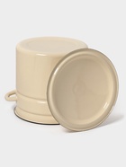 Кастрюля эмалированная, 12 л, d=26.6 см, с крышкой, цилиндрическая, цвет слоновой кости - Фото 5