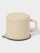 Кружка эмалированная, 1 л, с носиком, без декора, слоновая, кости 10940126 Кружка эмалированная, 1 л, с носиком, без декора, слоновая, кости 10940126