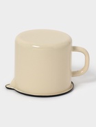 Кружка эмалированная, 1 л, с носиком, без декора, цвет слоновой кости - Фото 6