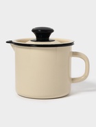 Кружка эмалированная, 1 л, с крышкой и носиком, без декора, слоновая, кости - фото 58060757 Кружка эмалированная, 1 л, с крышкой и носиком, без декора, слоновая, кости - фото 58060757