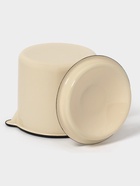 Кружка эмалированная, 1 л, с крышкой и носиком, без декора, цвет слоновой кости - Фото 7