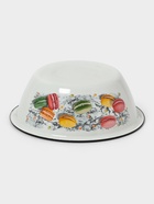 Миска эмалированная «Цветное печенье», 2 л, белая - Фото 5