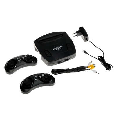 УЦЕНКА Игровая приставка Retro Genesis 8 Bit Wireless, AV кабель, 2 беспр. джойст., 300 игр, черная