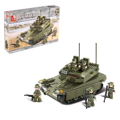 УЦЕНКА Конструктор Армия «Танк», 344 детали