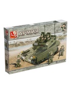 УЦЕНКА Конструктор Армия «Танк», 344 детали - Фото 5