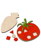 Мозаика «Овощи», 6 рамок, 48 геометрических вкладышей - Фото 7