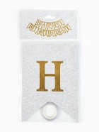 Гирлянда на ленте «Happy Birthday» серебряная - фото 118995062