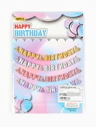 Гирлянда на ленте «Happy Birthday», розовое золото - фото 118995068