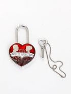 Замок свадебный с ключом «Вместе навсегда», 5.1×7 см - фото 60978640