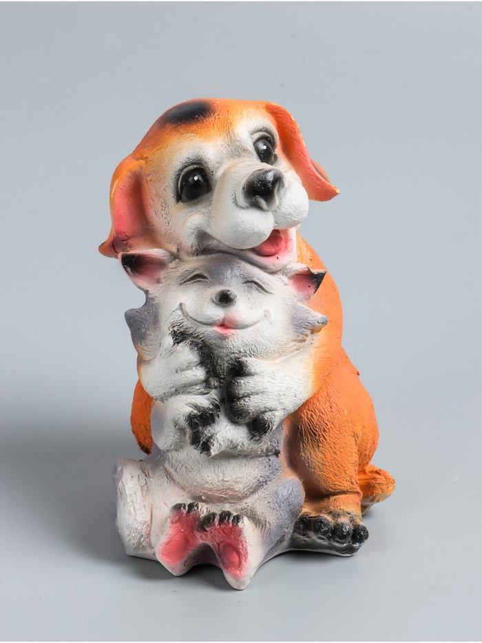 УЦЕНКА Копилка «Собака с кошкой» 25×17×20 см - Фото 1