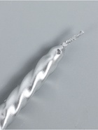 УЦЕНКА Набор свечей витых, 1.5×15 см, 2 шт., серебряный металлик - Фото 4