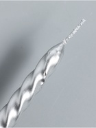 УЦЕНКА Набор свечей витых, 1.5×15 см, 2 шт., серебряный металлик - Фото 6