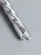 УЦЕНКА Набор свечей витых, 1.5×15 см, 2 шт., серебряный металлик - Фото 7