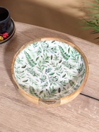 УЦЕНКА Блюдо «Оливковая ветвь» дерево манго 25.5×25.5×6 см 10947716