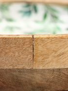 УЦЕНКА Блюдо «Оливковая ветвь» дерево манго 25.5×25.5×6 см 10947716