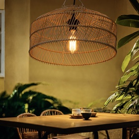 {{photo.Alt || photo.Description || 'УЦЕНКА Светильник потолочный из ротанга «Франц» 1×120 Вт, Е27, 40×40×25 см'}}