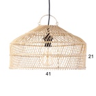 УЦЕНКА Светильник потолочный из ротанга «Франц» 1×120 Вт, Е27, 40×40×25 см 10947849
