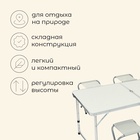 УЦЕНКА Набор мебели maclay, складной: стол, 4 стула - Фото 2