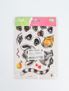 Аппликация наклейками "Весёлые мордашки" 10888538