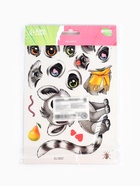 Аппликация наклейками "Весёлые мордашки" - фото 120838271