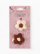 Заколка для волос «Цветы» 2 шт., Принцессы - Фото 2