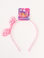 Ободок для волос «Бантик» розовый, Винкс - Фото 1