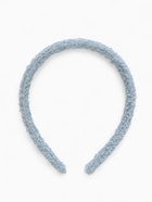 Ободок для волос плюшевый, голубой, Холодное сердце - Фото 3
