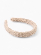 Ободок для волос плюшевый, бежевый, Коты аристократы - Фото 4