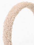 Ободок для волос плюшевый, бежевый, Коты аристократы - Фото 5