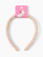 Ободок для волос плюшевый, бежевый, Коты аристократы - Фото 6