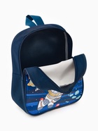 Рюкзак детский «Космос» Выбражулька, для мальчика, на молнии, 20.5×9×24 см, тёмно-синий - Фото 9