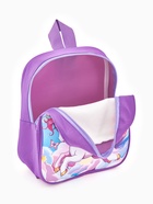 Рюкзак детский «Выбражулька», для девочки, на молнии, размер 20.5×9×24 см, сиреневый - фото 809265726 Рюкзак детский «Выбражулька», для девочки, на молнии, размер 20.5×9×24 см, сиреневый - фото 809265726
