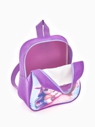Рюкзак детский «Выбражулька», для девочки, на молнии, размер 20.5×9×24 см, сиреневый - фото 809265748 Рюкзак детский «Выбражулька», для девочки, на молнии, размер 20.5×9×24 см, сиреневый - фото 809265748