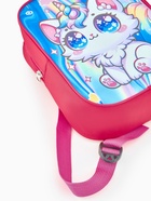 Рюкзак маленький «Волшебный котик» Выбражулька, для девочки, 20.5×9×24 см, ярко-розовый - Фото 4