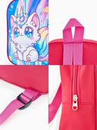 Рюкзак детский «Выбражулька», для девочки, на молнии, размер 20.5×9×24 см, ярко-розовый - фото 809265763 Рюкзак детский «Выбражулька», для девочки, на молнии, размер 20.5×9×24 см, ярко-розовый - фото 809265763