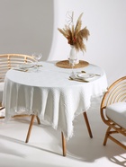 Скатерть «Этель», белая, фактурная, 130×130 см - Фото 5