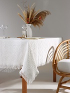 Скатерть «Этель», белая, фактурная, 130×220 см - Фото 5