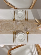 Скатерть «Этель», бежевая, с орнаментом, 140×180 см - Фото 6