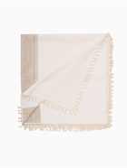 Скатерть «Этель», бежевая, с орнаментом, 140×220 см - Фото 4