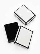 Коробочка подарочная под набор «Стиль», 7×9 см, чёрно-белая (6 шт) - фото 809265827