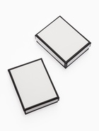 Коробочка подарочная под набор «Стиль», 7×9 см, чёрно-белая (6 шт) - фото 809265828