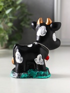 Копилка для денег «Бычок», гипс, 11.5×10×6.5 см, чёрный - фото 809265833