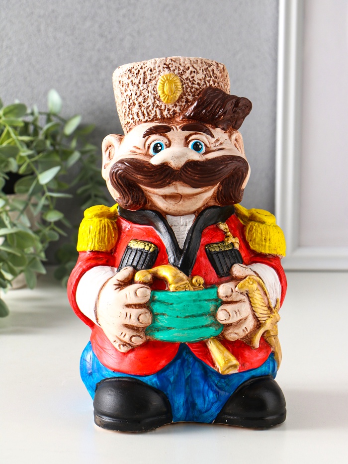 Копилка для денег «Генерал», гипс, 24×14.5×14.5 см - Фото 1