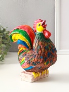 Копилка для денег «Петух», гипс, 21.5×19×11 см  (артикул 10911113)  большой выбор товаров оптом и в розницу по низким ценам с доставкой