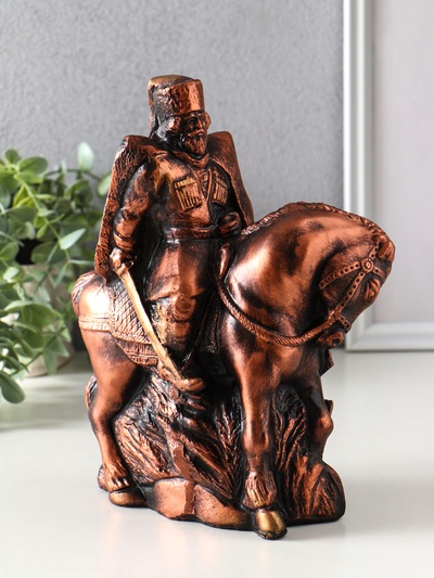 Фигура гипс «Атаман на коне», 25×19×11 см