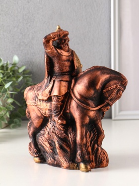 Фигура гипс «Богатырь на коне», 25×19×11 см
