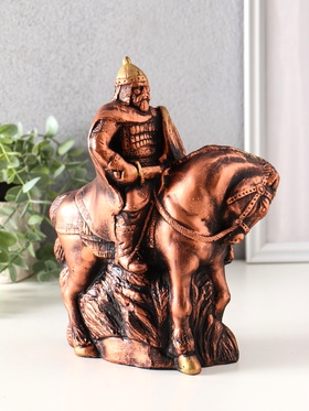 Фигура гипс «Всадник на лошади с мечом», 25×19×11 см