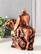 Фигура гипс «Всадник на лошади с мечом», 25×19×11 см 10911177