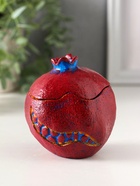 Шкатулка для украшений «Гранат», гипс, 9×8.5×8 см, синий - фото 809266002