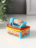 Шкатулка для украшений «Утюжок цветной», гипс, 7.5×11×7 см - фото 809266009